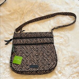 Vera Bradley Chevron Pattern Crossbody Bag nwt